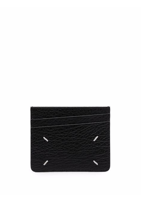 portacarte four stitches unisex black MAISON MARGIELA | SA1VX0006 P4455T8013